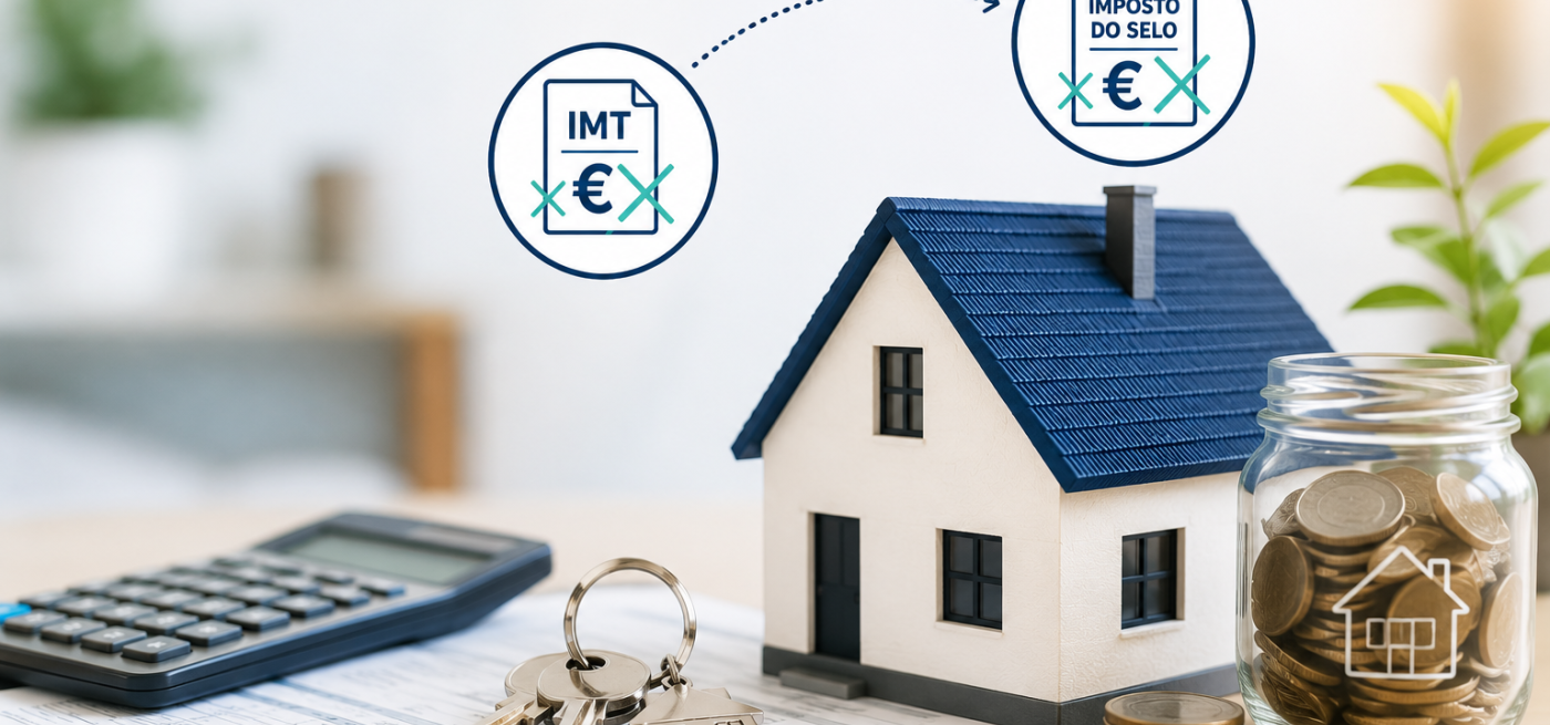 Isenção de IMT e Imposto do Selo: Quanto vai poupar na sua primeira habitação?